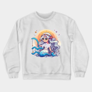 Celestial Aquarius Elegance Crewneck Sweatshirt